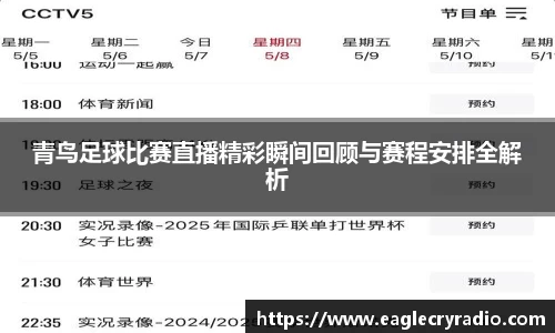 青鸟足球比赛直播精彩瞬间回顾与赛程安排全解析