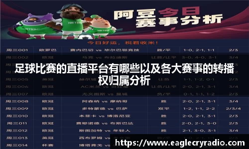足球比赛的直播平台有哪些以及各大赛事的转播权归属分析
