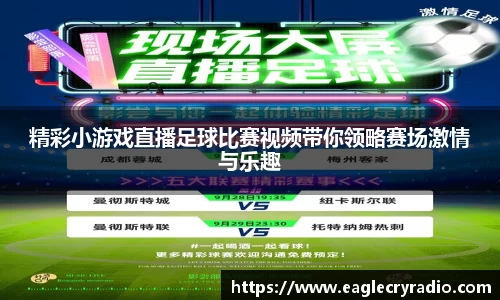 精彩小游戏直播足球比赛视频带你领略赛场激情与乐趣